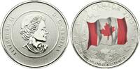 Kanada, 25 Dollars Farbmünze - kanadische Flagge, -