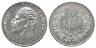 Bulgarien, 5 Leva Ferdinand I., 1887-1918,