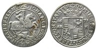 Mansfeld, Vorderortlinie Eisleben, 1/3 Taler Johann Georg III., 1647-1710,
