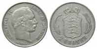 Dänemark, 2 Kronen Christian IX., 1863-1906,
