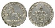 Hannover, 1/6 Taler Georg IV., 1820-1830,