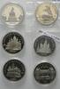 Russland, 6x 5 Rubel Geschichte und Kultur Russlands,