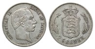 Dänemark, 2 Kronen Christian IX., 1863-1906,