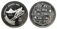 Nepal, 500 Rupien Olympische Spiele Barcelona 1992 - Skispringen, -