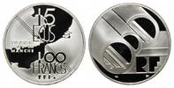 Frankreich, 100 Francs / 15 Ecus, Einweihung des "Eurotunnels",