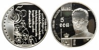 Belgien, 5 Ecu 50. Jahrestag der Erklärung der Menschenrechte,