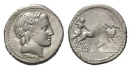 Röm. Republik, AR Denar, C. Gargonius, M. Vergilius und Ogulnius, 86 v.Chr.,