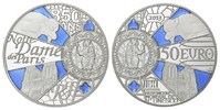Frankreich, 50 Euro UNESCO - 850 Jahre Notre Dame de Paris,