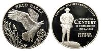USA, Silber-Medaille National Wildlife Refuge System - Bald Eagle (Weißkopfseeadler), -