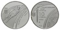 Ukraine, 10 Hryvni Olympische Spiele Turin 2006 - Bobfahren,