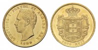 Portugal, 5000 Reis Ludwig I., 1861-1889,