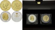 Monaco, 10 Francs Monaco Prestige Set: Lot von 2 Münzen,