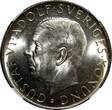 5 Kronor SWEDEN Silver 1952 ST  NGC MS63+ 70th Birthday Gustaf VI KM# 828(10)