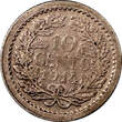 10 Cents Netherlands Wilhelmina I Silver 1914  XF Toned KM# 145 (8141) Uncertified