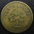 Bronze COSTA RICA  Token San Rafael.F.Brenes C/S 