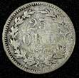 SWEDEN Oscar II Silver 1876 ST 25 Ore KM# 738 (28 891) Uncertified