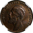 Bronze SWEDEN Oscar II (1872-1907)  1873 L.A. 1 Ore NGC MS64 BN KM# 728 (066)