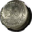50 Pfennig Germany - Federal 1969-F  NGC MINT ERROR MS63 SCARCE KM#109.1 (198)
