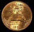 20 Centavos MEXICO Bronze 1964 Mo  Red Toned GEM BU KM# 440 (27 372) Uncertified