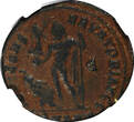 308 AD ROMAN Licinius I AS CAESAR AD 308-324 BI REDUCED NUMMUS /JUPITER NGC (047)