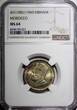 1 Dirham Morocco Mohammed V Silver AH1380  1960  NGC MS64 Toned Y# 55 (021)