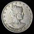 200 Reis Brazil Copper-Nickel 1901  Liberty 1 Year Type KM# 504 (27 779) Uncertified