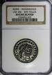 Follis Roman Empire Maximianus 286 - 305 AD  Silvered NGC UNCIRCULATED 28mm (025)