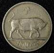 1963 Shilling 1963 Ireland Republic Copper-Nickel  Bull KM# 14a (28 022) Uncertified