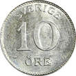 10 Öre SWEDEN Gustaf V Silver 1941 G  UNC KM# 780 (22 133) unz