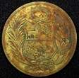 1 Sol PERU Brass 1943  1st Year Type WWII Issue Philadelphia Mint KM# 222 (027) Uncertified