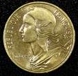 5 Centimes FRANCE Aluminum-Bronze 1987  aUNC KM# 933 (25 059)