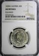 20 Kreuzer Austria Franz I Silver 1828 A  NGC AU DETAILS KM# 2144 (006)