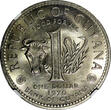 1970 $ 1970 Guyana 1.00 Dollar FAO -CUFFY NGC MS66 GEM BU KM# 36 (010)