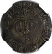1/2 Real 1454-74 SPAIN Henry IV (1454-1474) Silver  Seville NGC VF DETAILS Toned (003)