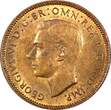 United Kingdom 1943 Farthing 1943 Great Britain George VI Bronze  KM# 843 (24 922) Uncertified