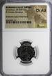 Denarius 269 AD Romano-Gallic Bi Double  Victorinus AD 269-271 Goddess Peace NGC Ch AU(2 NGC unz-