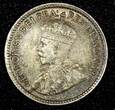 5 Cents CANADA George V Silver 1918  Toned KM# 22 (27 115) Uncertified