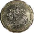 4 Dollars BARBADOS 1970  NGC MS65 1 Year Type FAO 38.5mm Mintage-30.000 KM#A9