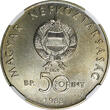 50 Forint Hungary 1988 BP  World Wildlife NGC MS67 TOP GRADED KM# 663 (030)