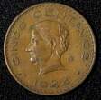 5 Centavos Mexico ESTADOS UNIDOS MEXICANOS Bronze 1944  WWII ISSUE KM# 424 (927) Uncertified