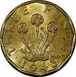 United Kingdom 3 Pence Great Britain George VI Nickel-Brass 1943  WWII Issue High Grade KM849(8) Uncertified