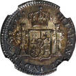 1/2 Real Mexico SPANISH Fernando VII Silver 1821 MO JJ  NGC AU DET. KM# 74 (103)