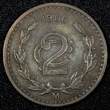 2 Centavos MEXICO ESTADOS UNIDOS MEXICANOS Bronze 1906  XF Toned KM# 419 (27 172) Uncertified