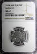 50 Centesimi Italy Vittorio Emanuele III 1940  WWII Issue NGC MS62 KM# 76b (50)