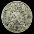 10 Escudos Mozambique Portugal Silver 1960  Lisbon Mint 24mm KM# 79 (26 678) Uncertified