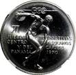 5 Balboas Panama Silver 1970 FM  NGC MS66 Central American Games KM#28 (030)