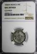 20 Centavos Mexico ESTADOS UNIDOS MEXICANOS 1906 M  NGC UNC DETAILS KM# 435 (071) NGC unz DETAILS KM