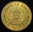1 Centavo 1990 Guatemala Bartolome de las Casas Brass 1988  KM# 275.3 (24 622) Uncertified