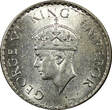 1/4 Rupee India-British George VI Silver 1940 (B)  Bombay UNC KM# 545 (22 334) unz