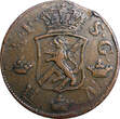 SWEDEN COPPER Adolf Frederick 1763 2 Ore,S.M Low Mintage 401,000 KM#461(2375A) Uncertified